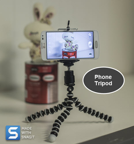 Phone tripod
