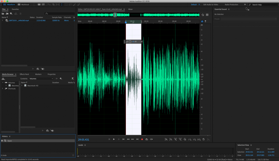 Wählen Sie ein gutes Audioprogramm zur Bearbeitung Ihrer Voice-over-Aufnahme.