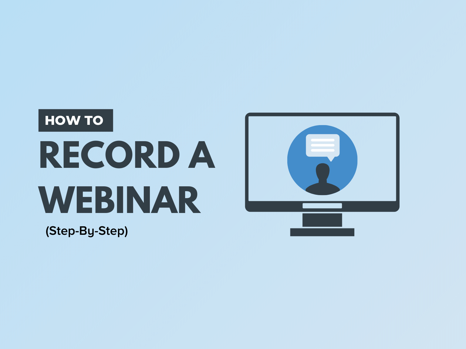 how to record webinar