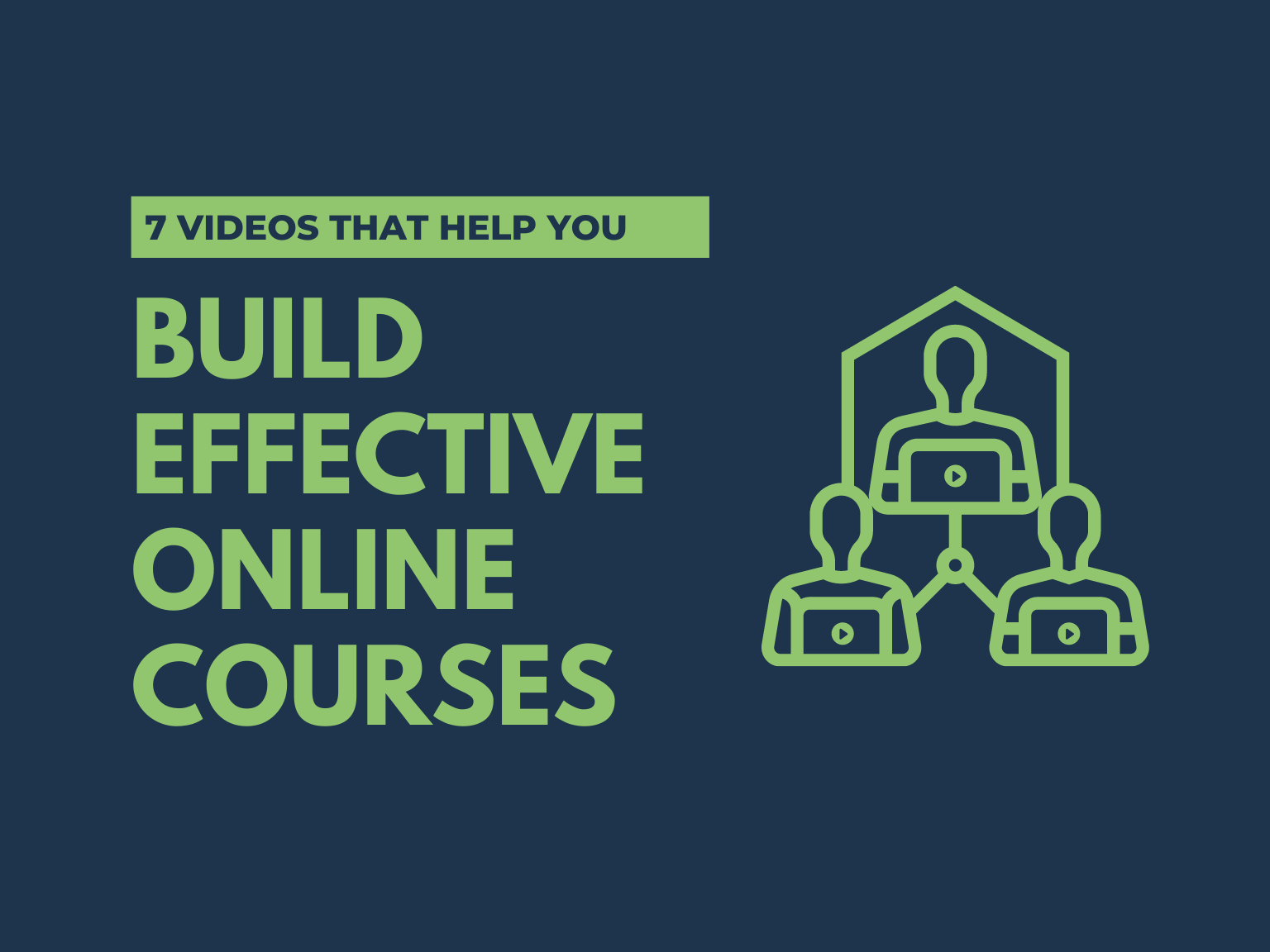 Différents types de vidéo peuvent vous aider à optimiser vos cours en ligne.