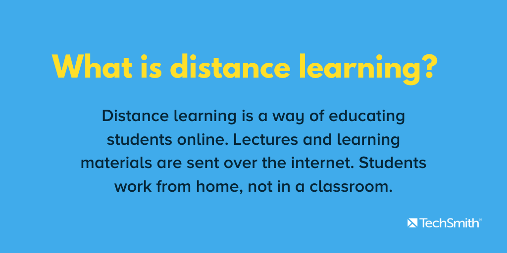 features of distance education