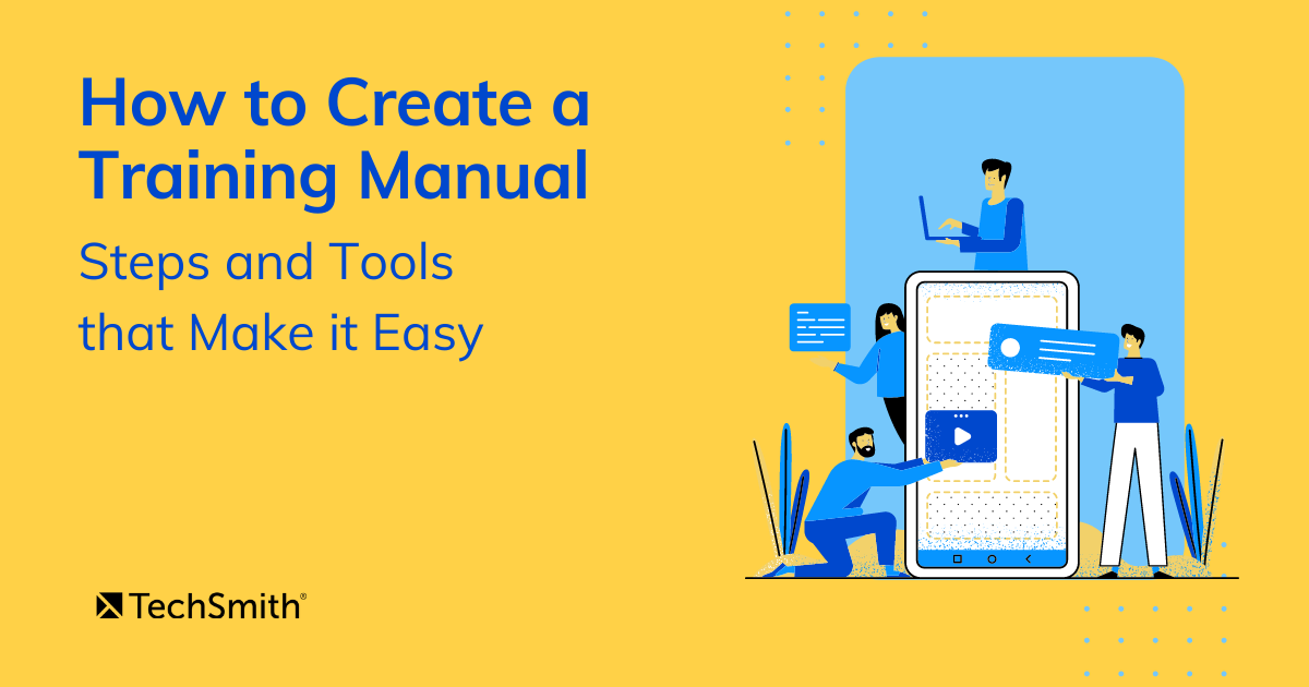 prototype Bepalen Enzovoorts How To Create A Training Manual (Free Template) | TechSmith