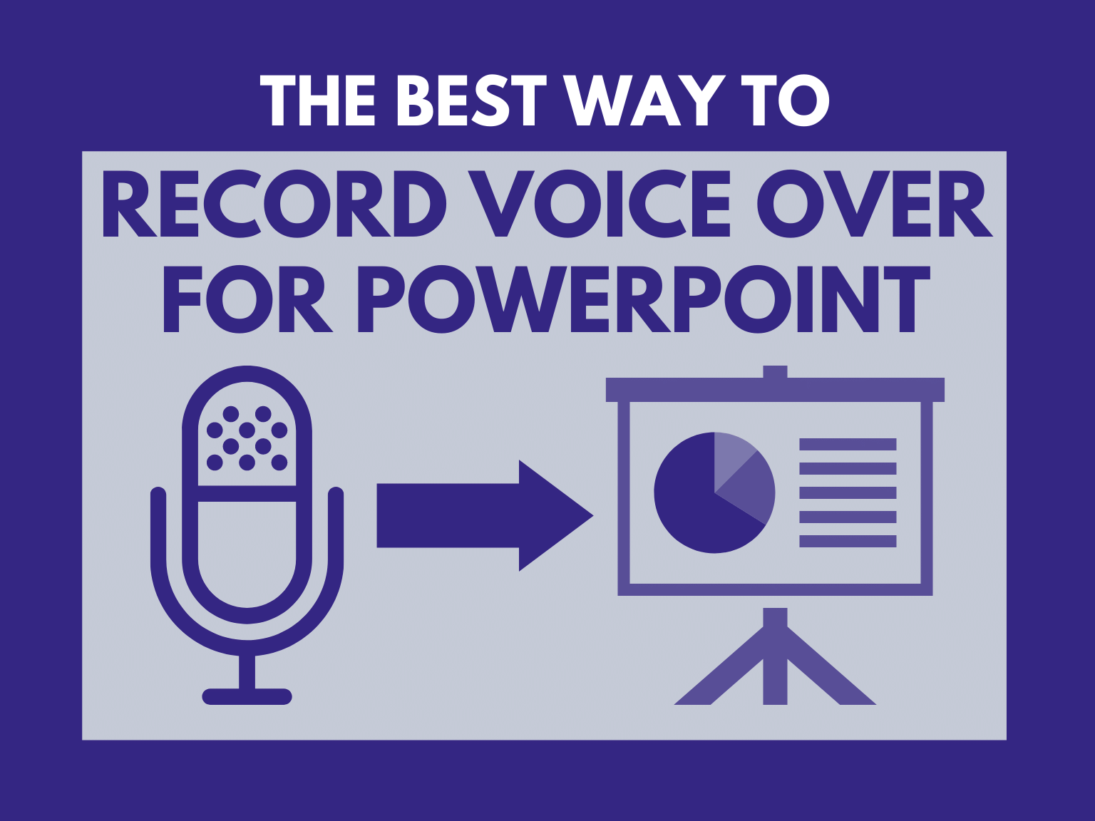 voice over on powerpoint presentation