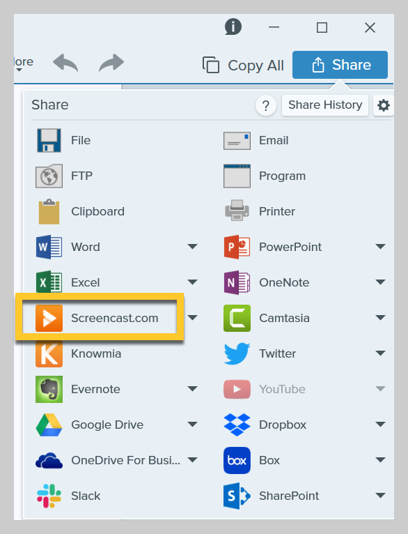 How to share your screen recording with Snagit