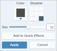 Shadow properties on Windows