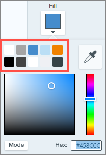 Theme color palette