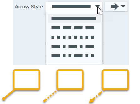 Arrow Style dropdown