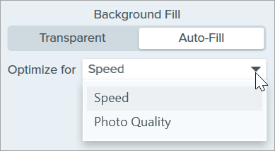 Background Fill options