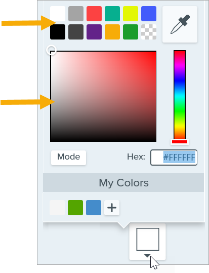 color selection