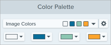 Palette de couleurs