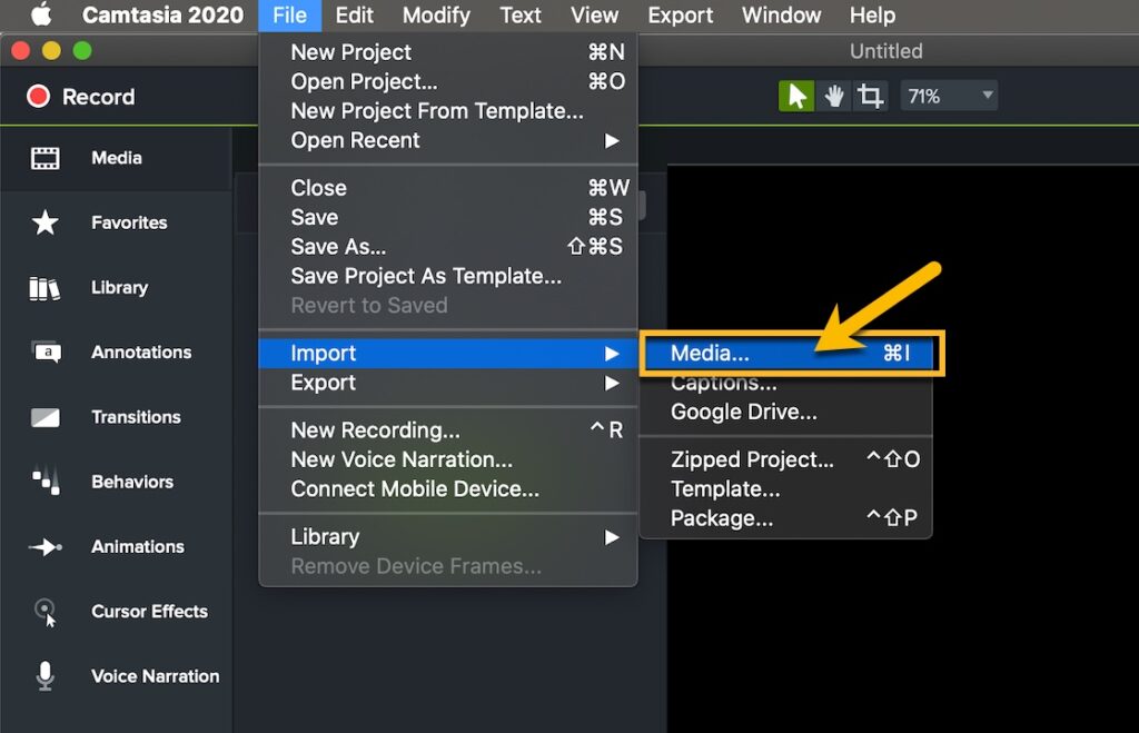 how to zoom in and out in camtasia 3