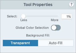 Magic Wand properties on Mac