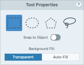 Selection properties on Mac