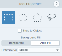 Selection properties on Windows