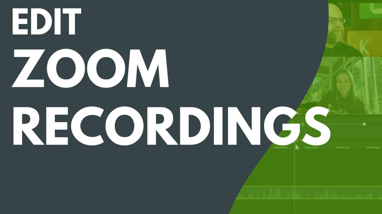 Edit Zoom Recordings