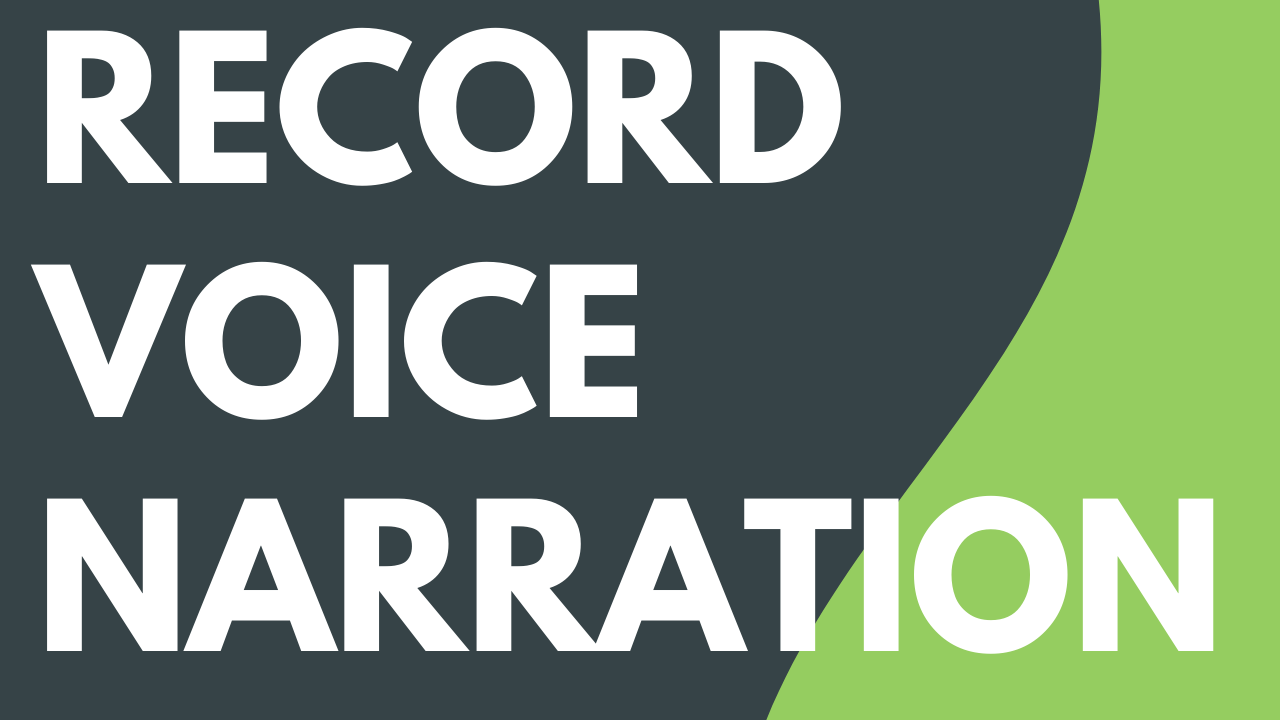 Record Voice Narration