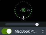 Micrófono en Mac