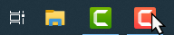 Camtasia Recorder icon in Windows taskbar