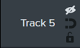Eye icon to turn track off