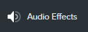 Pestaña Efectos de audio