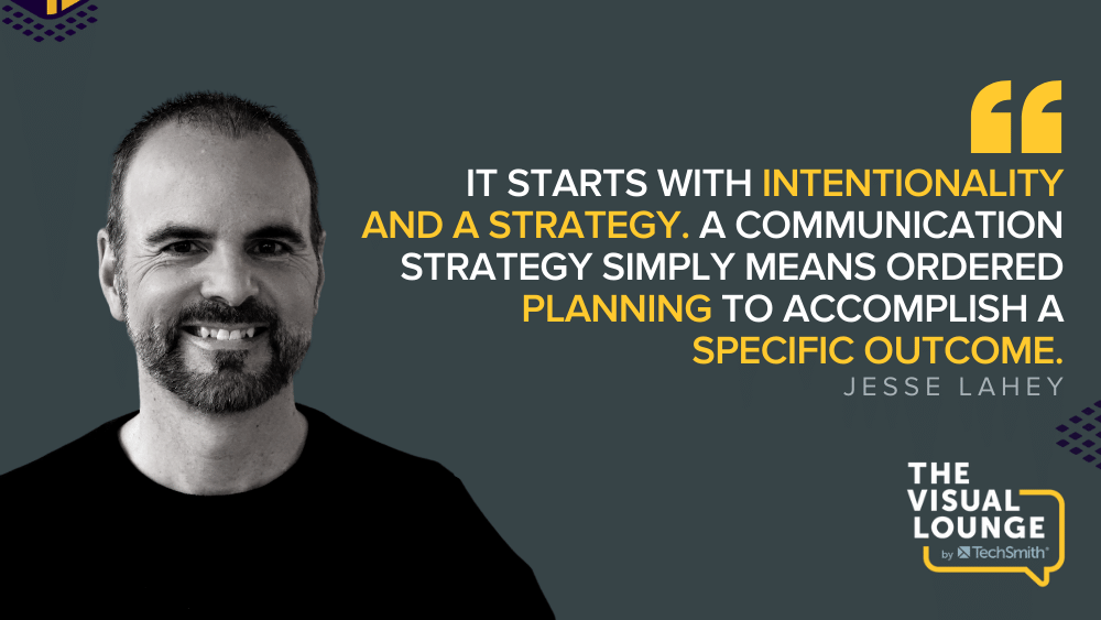 It starts with intentionality and a strategy. A communication strategy simply means ordered planning to accomplish a specific outcome.
