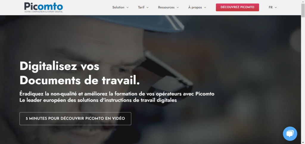 Picomto, outil de création de mode opératoire. 