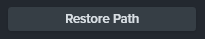 Press restore (cursor) path button
