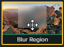 Blur region effect