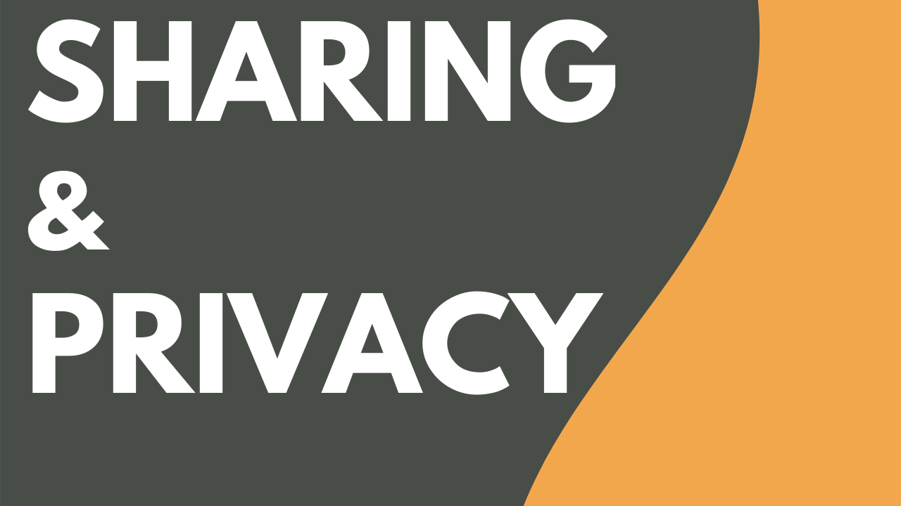 Sharing & Privacy Featured Image