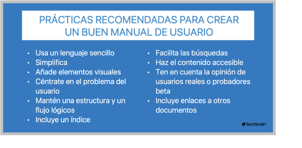 manual de usuario
