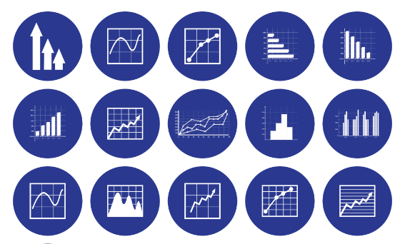 chart and graph icons