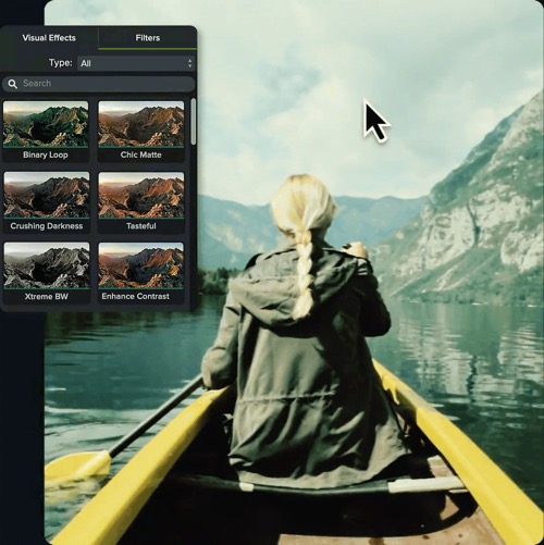 Camtasia user interface