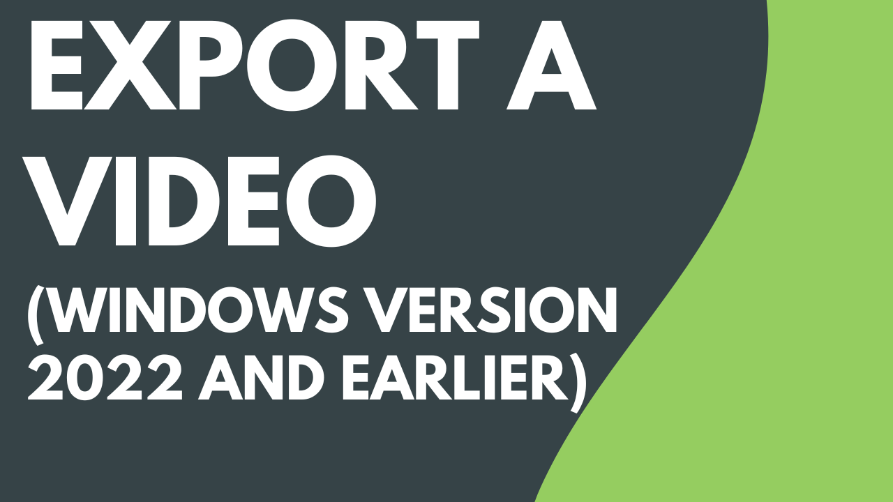 Export a Video 2022 Featured Image