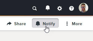 Disable Notify button