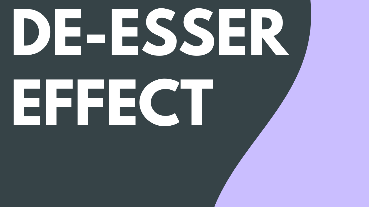 DeEsser Audio Effect