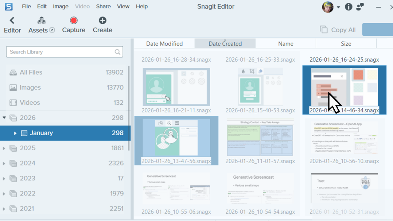Introduction to Snagit Library
