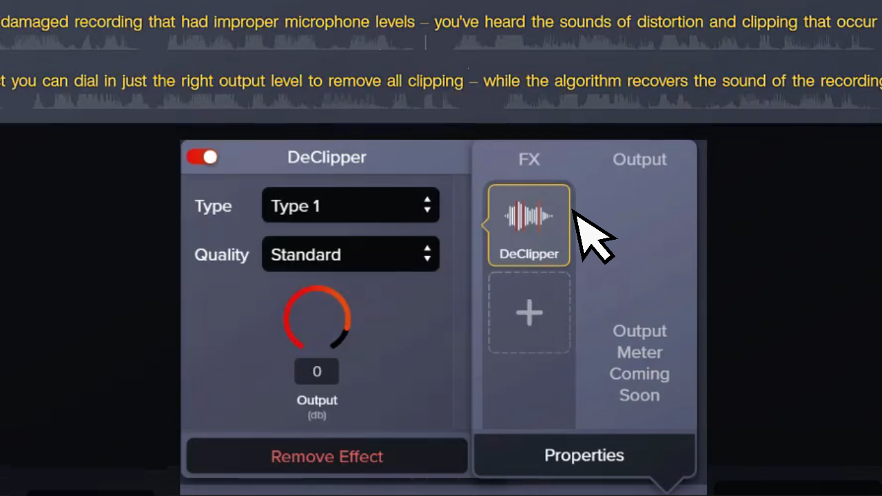 DeClipper Audio Effect