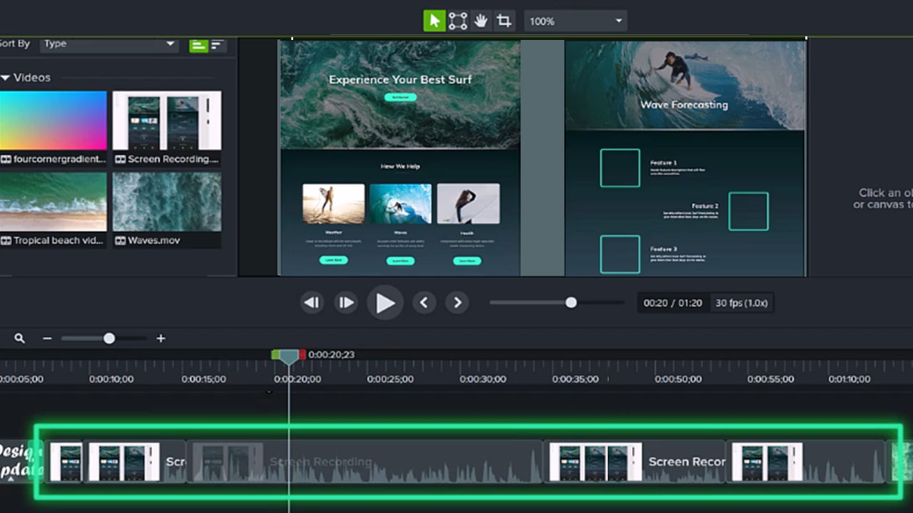 Conception de votre première vidéo