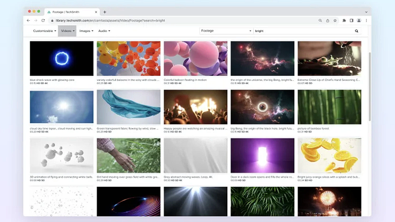 Enhance Your Video with Camtasia Assets