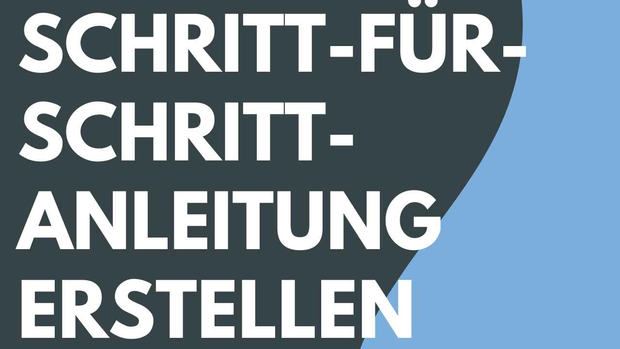 Automatisch eine Schritt-für-Schritt-Anleitung erstellen (Schritt-für-Schritt-Capture)