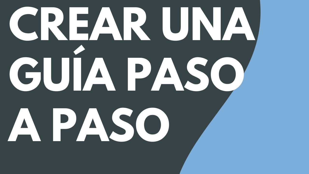 Crear automáticamente una guía paso a paso (captura de pasos)