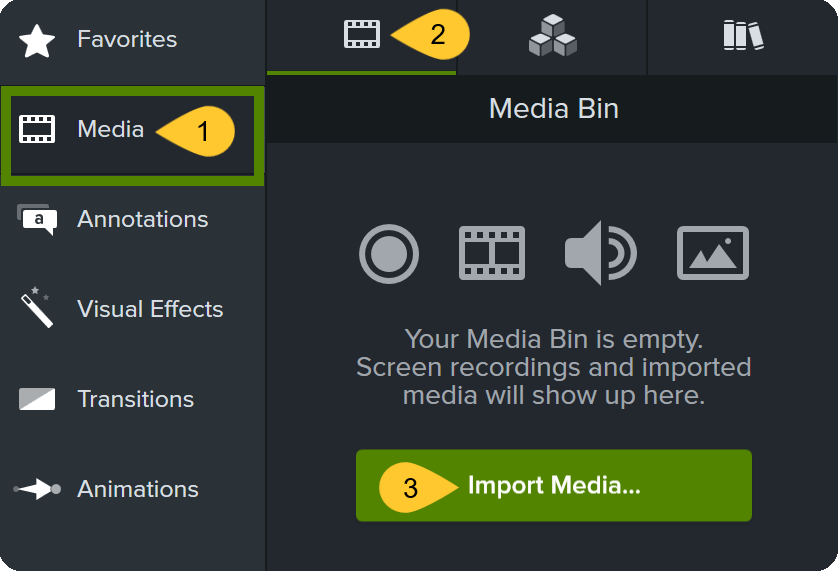 Import Media Image