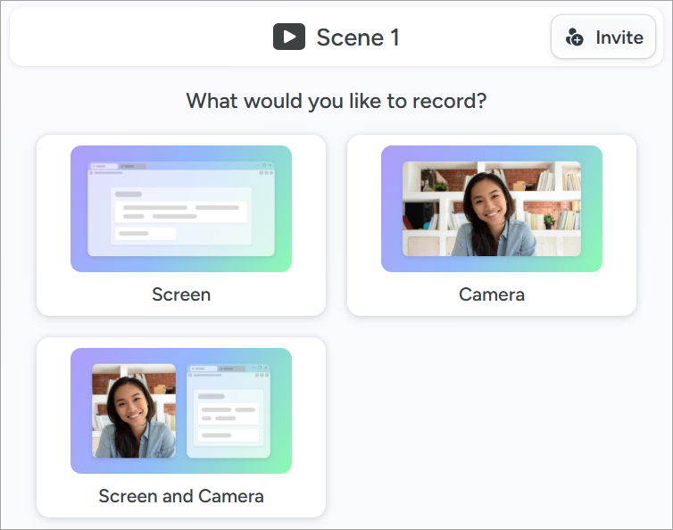 What do you want to record screen