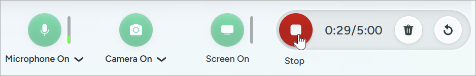 Stop Recording button