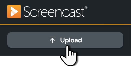 Upload button