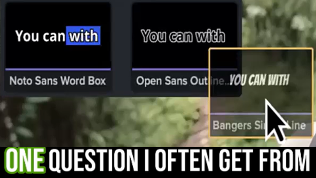 Add Dynamic Captions