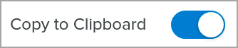 Copy to Clipboard option