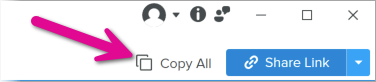 Copy all button