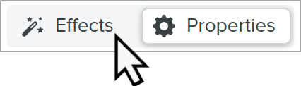 Effects button