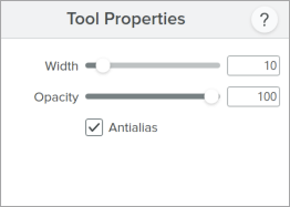 Eraser properties on Windows
